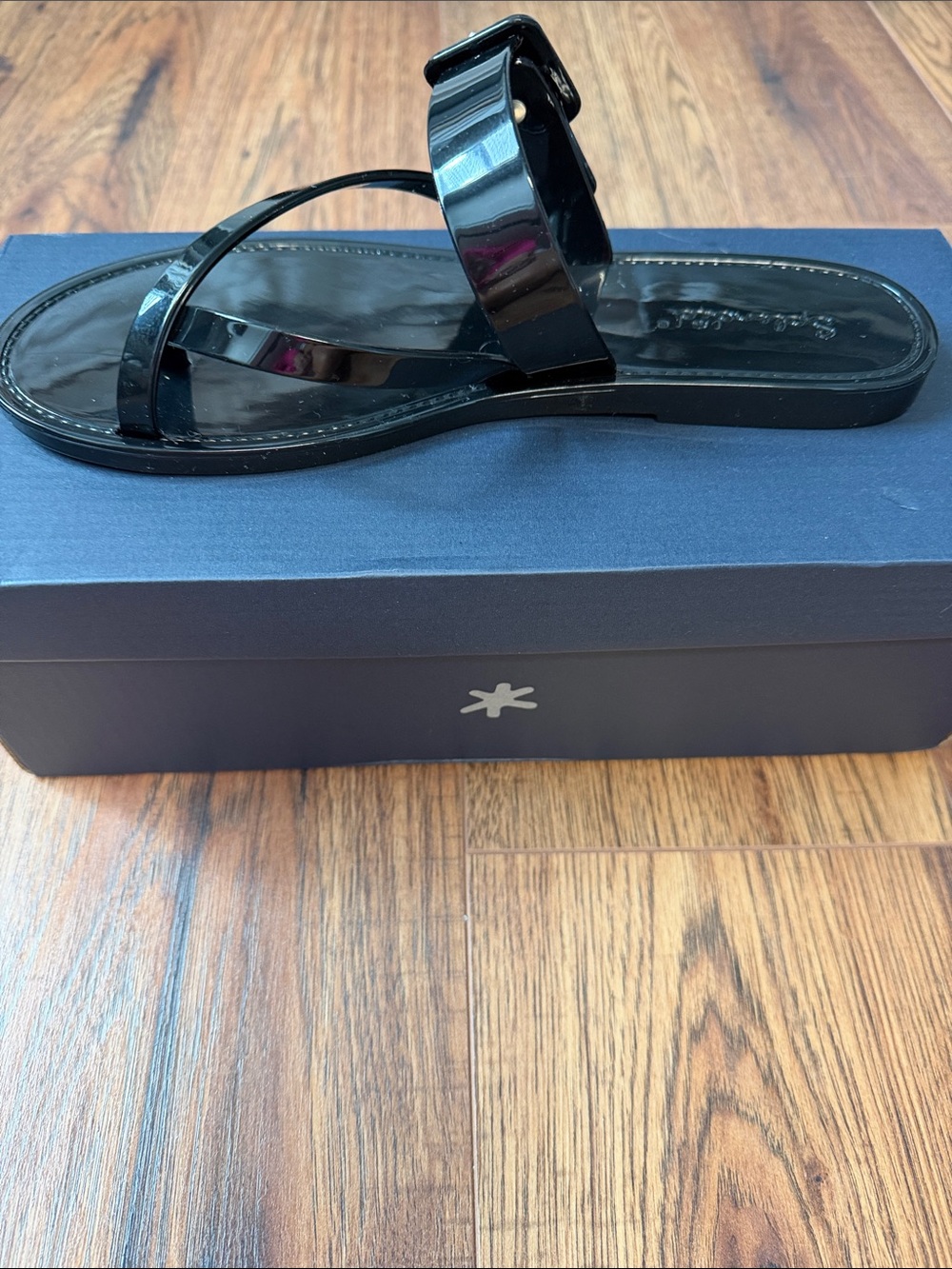 Splendid Black Susana Jelly Flip-Flop Sandals - Picture 3 of 4